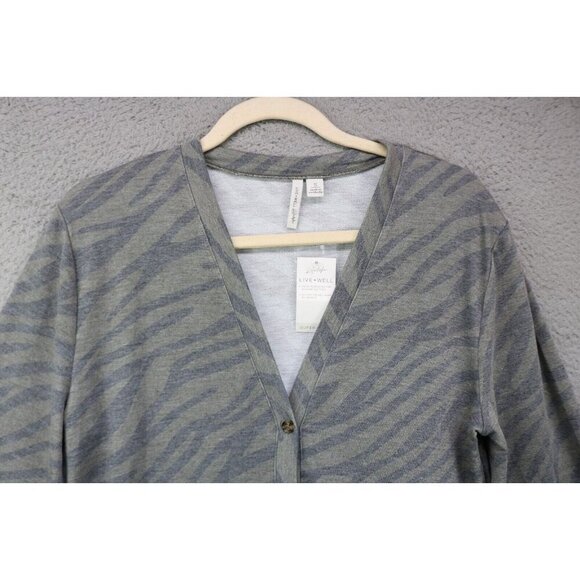 Live Well Lifestyle Button Up Cardigan-Size Small-New with Tags-Pockets - Picture 4 of 11